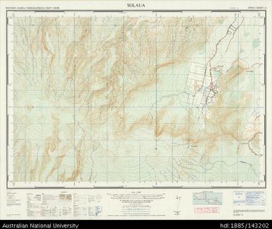 Samoa, Upolu, Solaua, Series: NZMS 174, Sheet 23, 1966, 1:20 000