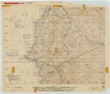 Island of Guam: Agat Bay - Special Air and Gunnery Target Map