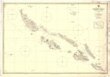 [German nautical charts of German New Guinea, Micronesia, Samoa and Kiautschou]: Sudlicher Stiller Ozean. Salomon Inseln. (Sheet 609)