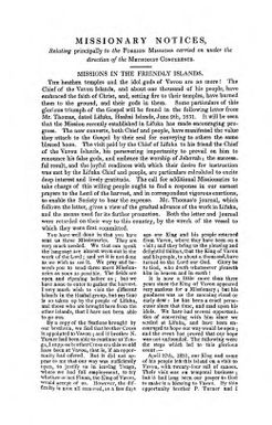 Missionary notices, relating principally to the foreign missions carried on under the direction of the Methodist Conference : missions in the Friendly Islands