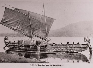 Papua New Guinea, Hermit Islands, Sailkahn
