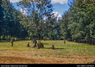 Chimbu - Mt Hagen - 2 1/2 miles before Mt Hagen - ceremonial ground