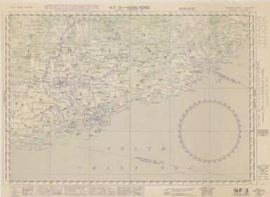 Australian aeronautical map: Hong Kong (Sheet NF3)