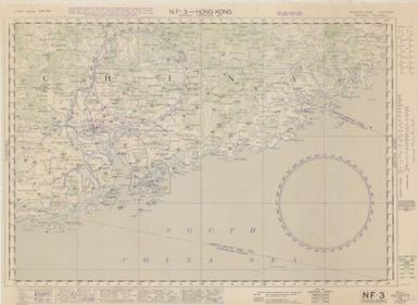 Australian aeronautical map: Hong Kong (Sheet NF3)