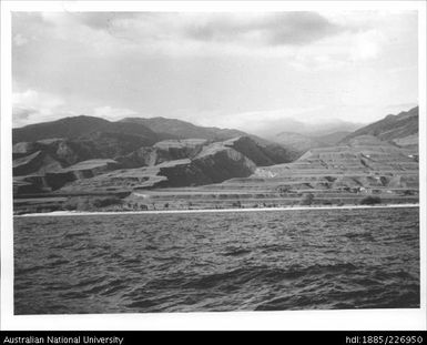 The terraces on the Huon Peninsula, Papua New Guinea, on which Dr Chappell has worked for ten years