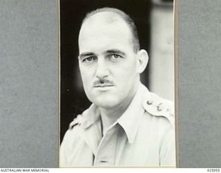 PORT MORESBY, PAPUA. 1942-07. STUDY OF BRIGADIER S.H.W.C. PORTER, DSO., COMMANDER OF 30TH AUSTRALIAN INFANTRY BRIGADE