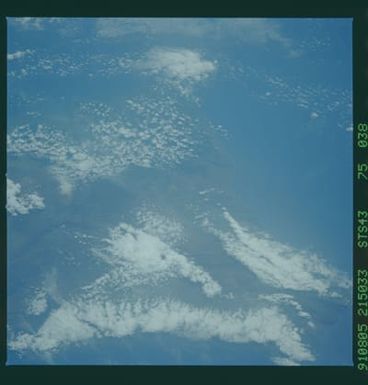 S43-75-038 - STS-043 - STS-43 earth observations