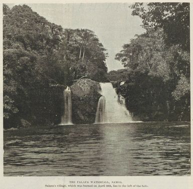 The Falafa waterfall, Samoa