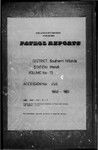 Patrol Reports. Southern Highlands District, Mendi, 1960 - 1961