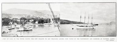 Port of Call in the South Pacific For New Zealand To San Francisco Liners: New View of the Waterfront and Harbour At Papeete, Tahiti