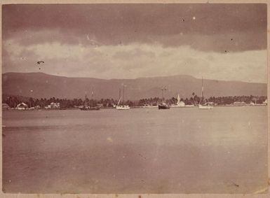 Boats in the harbour. From the album: Tahiti, Samoa and New Zealand scenes