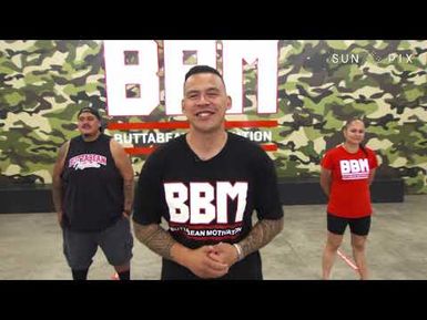 Dave 'Brown Buttabean' Letele shares exercises to keep fit over the summer