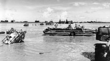 [Amphibious Truck Towing a Jeep]
