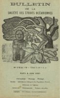 Bulletin de la Société des Études Océaniennes numéro 118-119