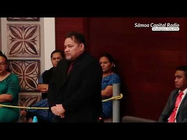 Avanoa le nofoa ‘o Vaisigano 2 ‘i le Palemene, tāpena mō lana Pālota La’ititi