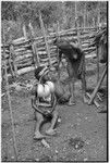 Bride price ritual: bride wearing shell valuables