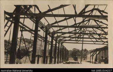 Looking North into the roof, Cannery extension