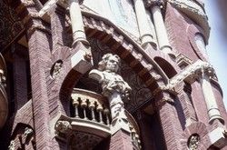 Palau de la Música Catalana, exterior|detail view
