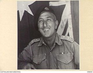 CAPE WOM, WEWAK AREA, NEW GUINEA. 1945-10-17. LIEUTENANT D.G. STEPHENS, ORDNANCE OFFICER, HEADQUARTERS 6 DIVISION