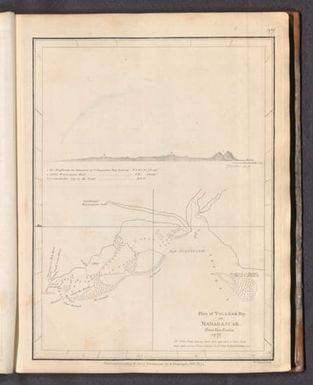 Plan of Tollear Bay on Madagascar.