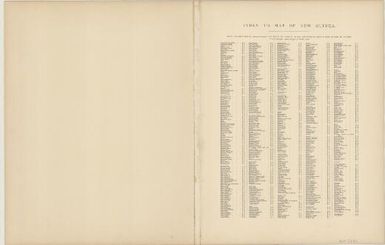 New Guinea. (Verso index)