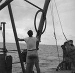 Feeding wire out, Bikini Atoll area