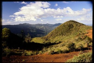 Shrub-covered hills