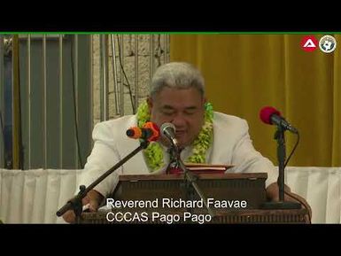 Official Opening 38th Legislature of American Samoa Fourth Regular Session