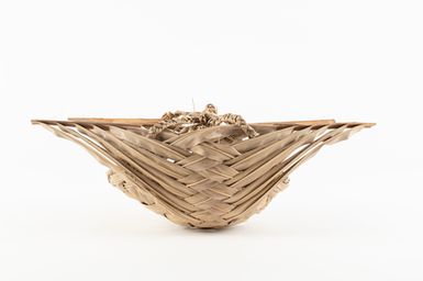 Coconut leaf basket