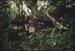 Men with a skull shrine