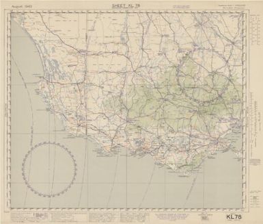 Australian aeronautical map (Sheet KL78)