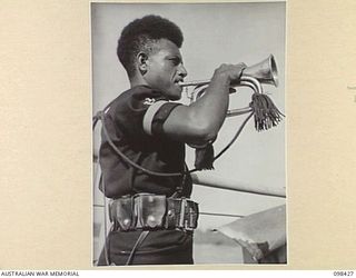 LOSSUK BAY, NEW IRELAND. 1945-10-19. AN AUSTRALIAN NEW GUINEA ADMINISTRATIVE UNIT ADMINISTRATIVE HEADQUARTERS WAS SET UP AT KAVIENG WITH CAPTAIN F.N.W. SHAND, ANGAU DISTRICT OFFICER IN CHARGE, TO ..