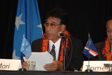 [Assignment: 48-DPA-09-29-08_SOI_K_Isl_Conf_AM] Insular Areas Health Summit [("The Future of Health Care in the Insular Areas: A Leaders Summit") at the Marriott Hotel in] Honolulu, Hawaii, where Interior Secretary Dirk Kempthorne [joined senior federal health officials and leaders of the U.S. territories and freely associated states to discuss strategies and initiatives for advancing health care in those communinties [48-DPA-09-29-08_SOI_K_Isl_Conf_AM_DOI_0503.JPG]
