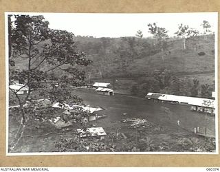 SOGERI, NEW GUINEA. 1943-11-20. VIEW OF PORTION OF THE SCHOOL OF SIGNALS, NEW GUINEA FORCE FROM THE CHIEF INSTRUCTOR'S RESIDENCE