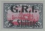 Stamp: Samoan Five Shillings