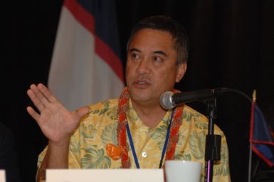 [Assignment: 48-DPA-09-29-08_SOI_K_Isl_Conf_AM] Insular Areas Health Summit [("The Future of Health Care in the Insular Areas: A Leaders Summit") at the Marriott Hotel in] Honolulu, Hawaii, where Interior Secretary Dirk Kempthorne [joined senior federal health officials and leaders of the U.S. territories and freely associated states to discuss strategies and initiatives for advancing health care in those communinties [48-DPA-09-29-08_SOI_K_Isl_Conf_AM_DOI_0560.JPG]