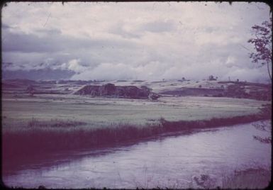 The Wahgi River below Minj Station; flood plains : Waghi Valley, Papua New Guinea, 1954 / Terence and Margaret Spencer