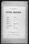 Patrol Reports. Western District, Morehead, 1973 - 1974