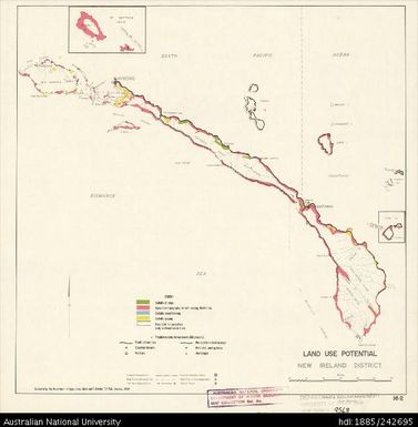 Papua New Guinea, Land Use Potential New Ireland District, Sheet 16.2, 1969, 1:1 584 000