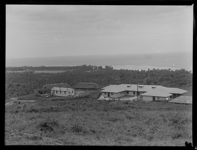 Rarotonga hospital, Cook Islands, looking out to sea