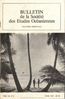 Bulletin de la Société des Études Océaniennes numéro 178