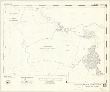 Milinch of ... : fourmil of ... (15 - Fourmil of Talasea - Milinch of Megigi SW)