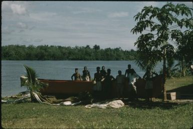 Malaria Control Service canoe, Sohano : Buka Island, Bouganville, Papua New Guinea, 1960 / Terence and Margaret Spencer