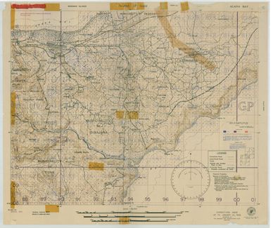 Island of Guam: Agana Bay - Special Air and Gunnery Target Map