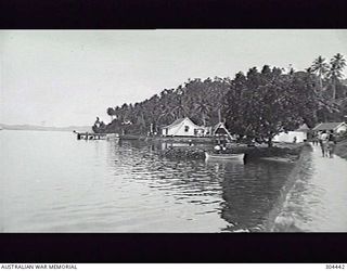 TULAGI, SOLOMON ISLANDS. 1932-09. THE WATERFRONT. (NAVAL HISTORICAL COLLECTION)