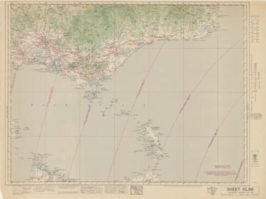 Australian aeronautical map (Sheet KL89)