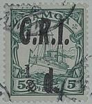 Envelope: Samoan Half Penny Stamp Attached