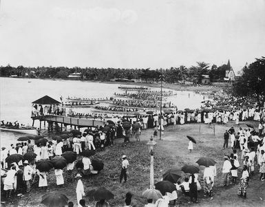 Samoa. Regatta day in Apia