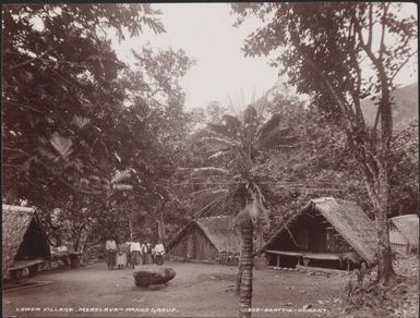 Women in the lower village, Merelava, Banks Islands, 1906 / J.W. Beattie