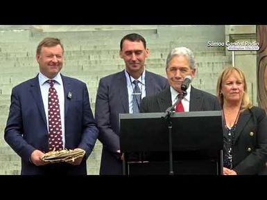 Vaovasamanaia Winston Peters “The people of the Pacific are our cousins."